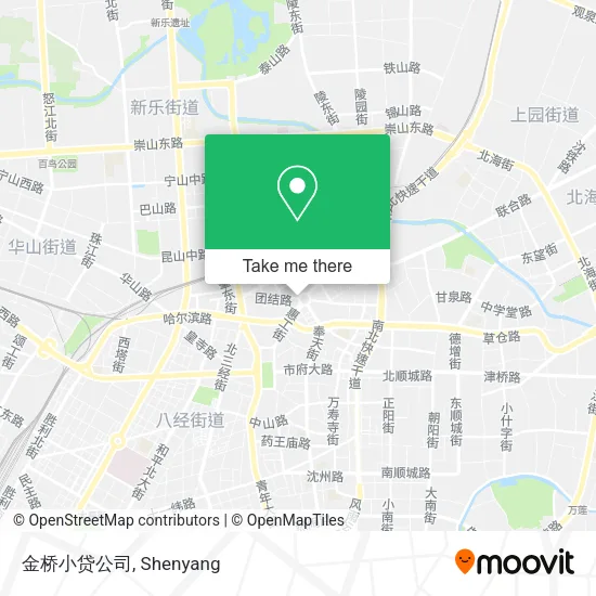 金桥小贷公司 map