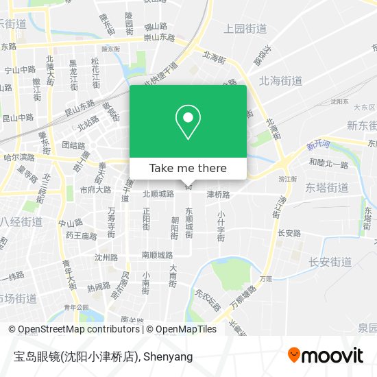 宝岛眼镜(沈阳小津桥店) map