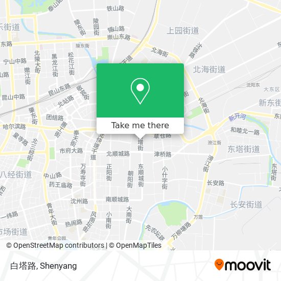 白塔路 map