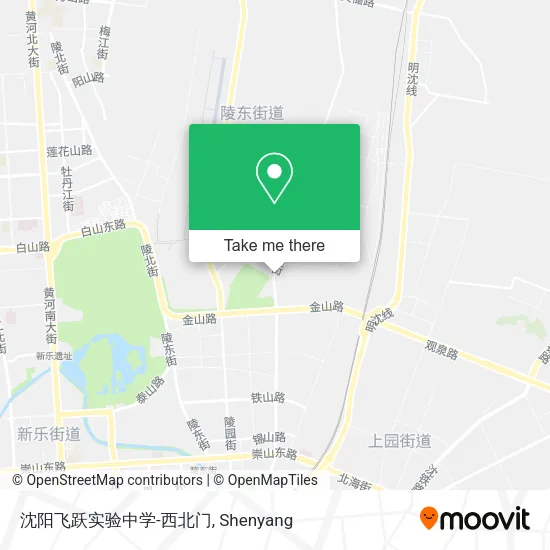 沈阳飞跃实验中学-西北门 map