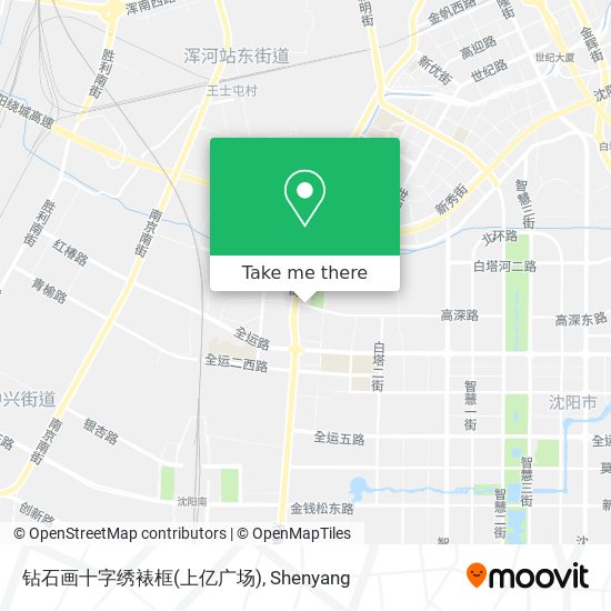 钻石画十字绣裱框(上亿广场) map