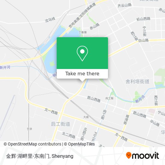 金辉·湖畔里-东南门 map