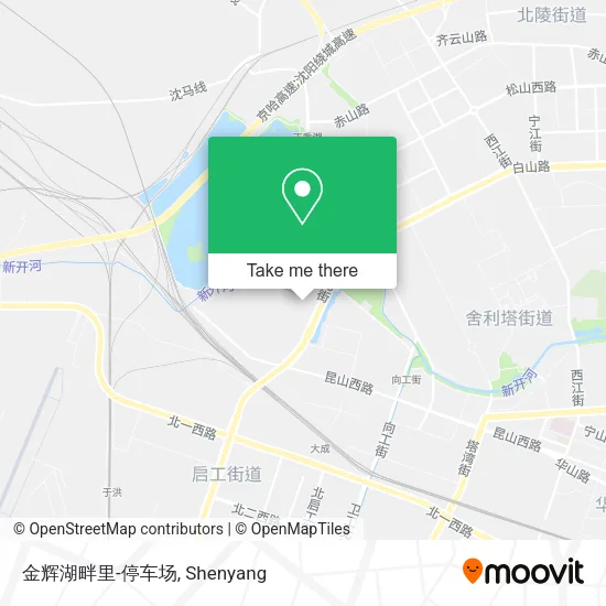 金辉湖畔里-停车场 map