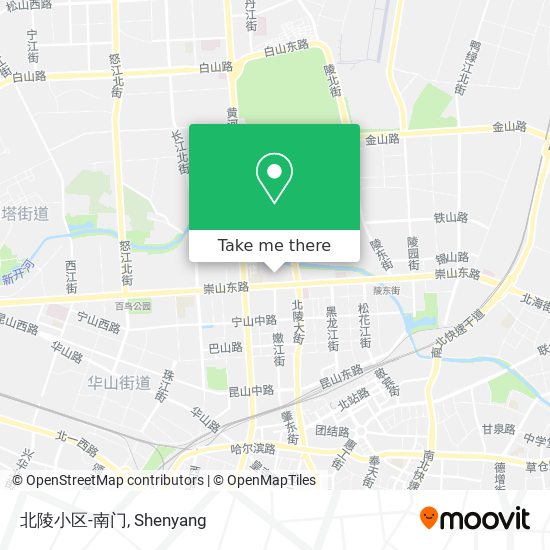 北陵小区-南门 map