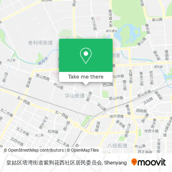 皇姑区塔湾街道紫荆花西社区居民委员会 map