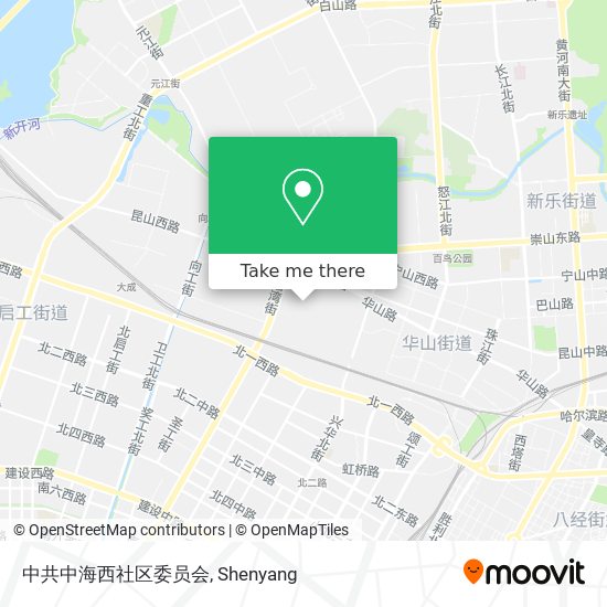 中共中海西社区委员会 map