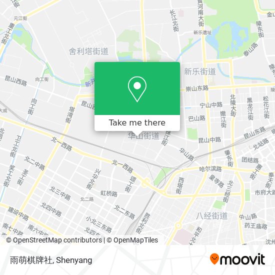 雨萌棋牌社 map