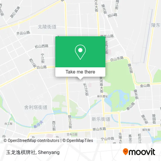 玉龙逸棋牌社 map