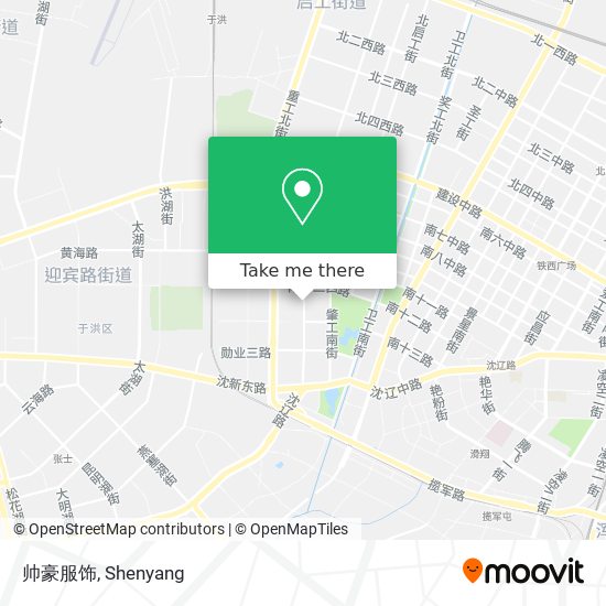 帅豪服饰 map