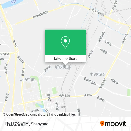 胖姐综合超市 map