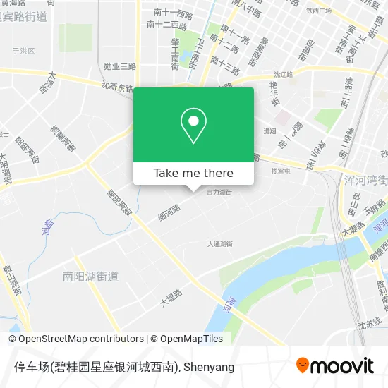 停车场(碧桂园星座银河城西南) map