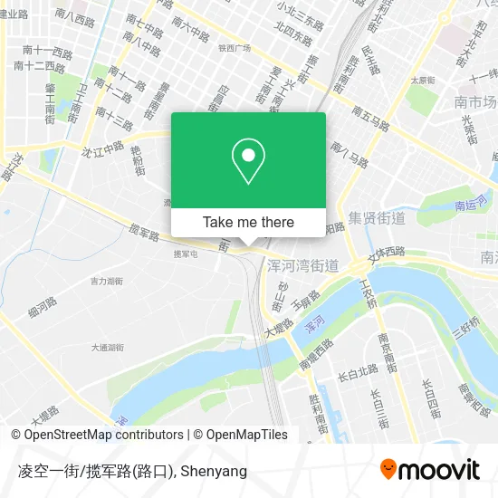 凌空一街/揽军路(路口) map