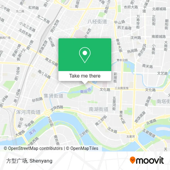 方型广场 map