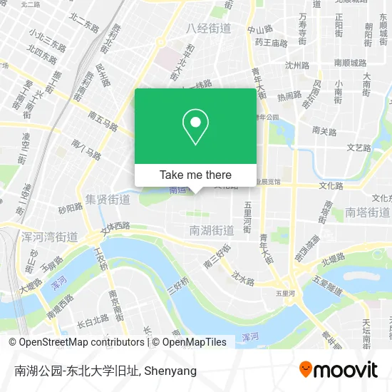 南湖公园-东北大学旧址 map