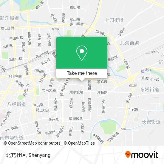北苑社区 map