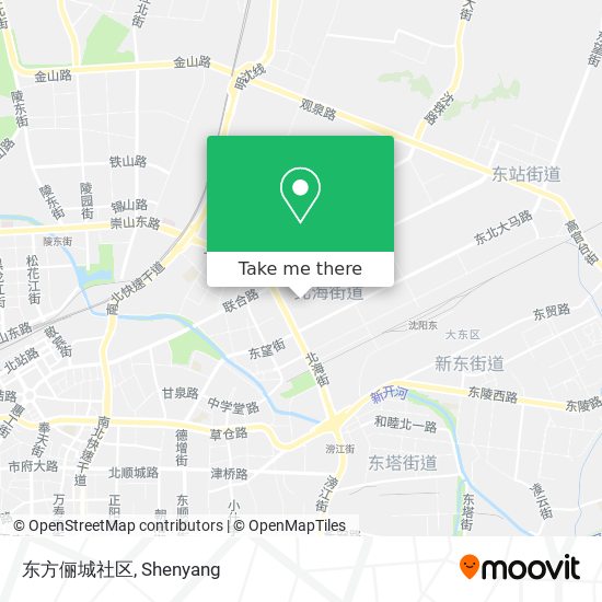 东方俪城社区 map