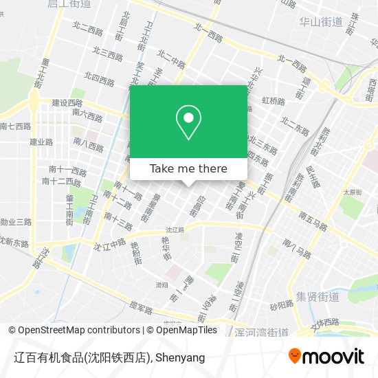 辽百有机食品(沈阳铁西店) map