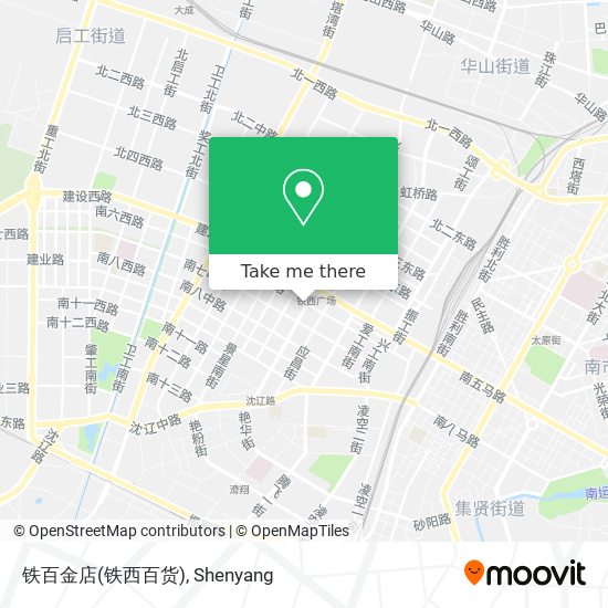 铁百金店(铁西百货) map