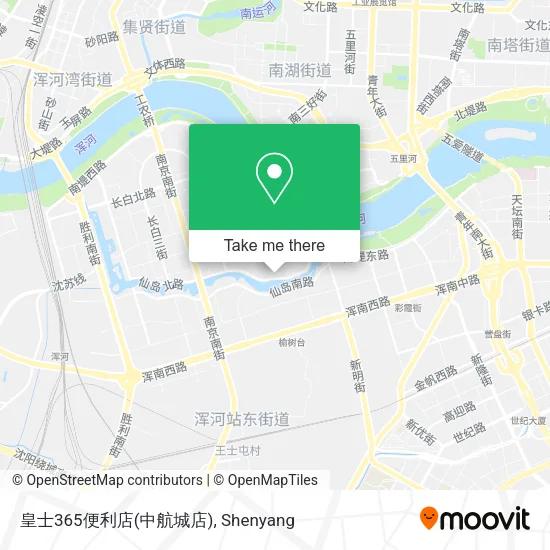 皇士365便利店(中航城店) map