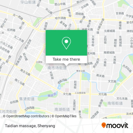 Taidian massage map