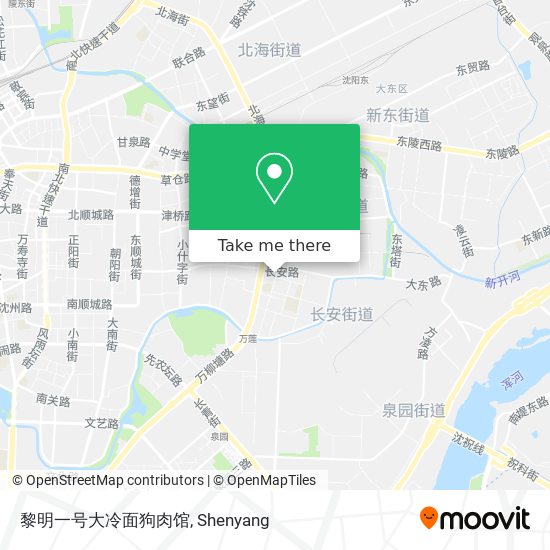 黎明一号大冷面狗肉馆 map