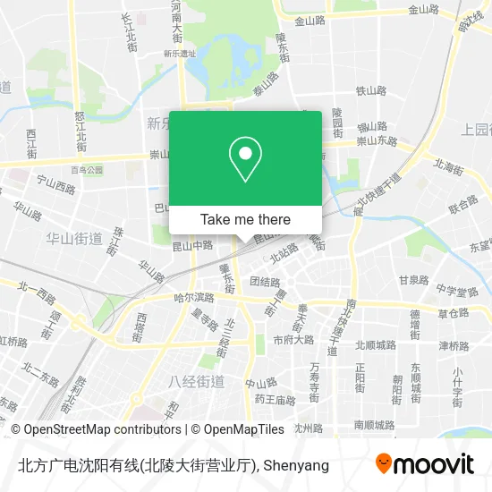 北方广电沈阳有线(北陵大街营业厅) map