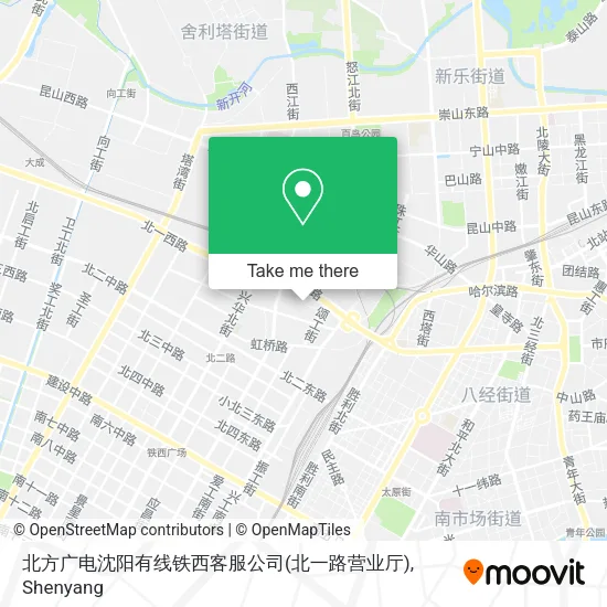 北方广电沈阳有线铁西客服公司(北一路营业厅) map