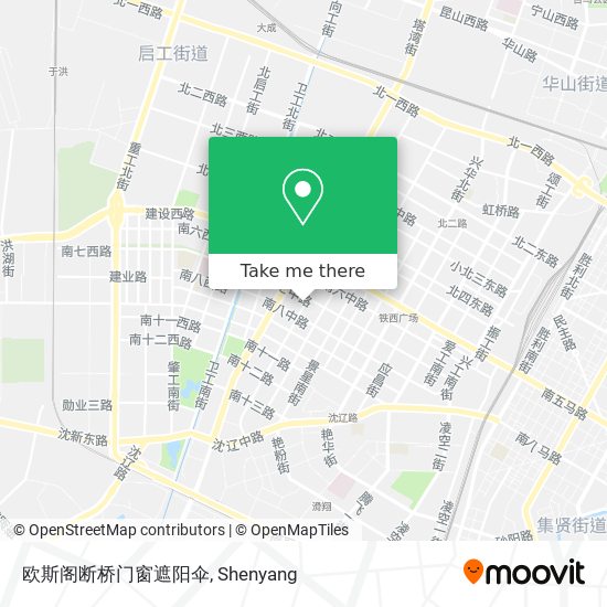 欧斯阁断桥门窗遮阳伞 map