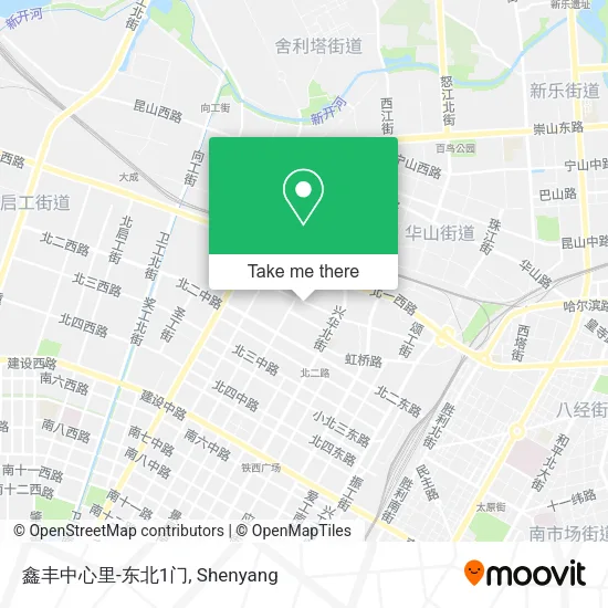 鑫丰中心里-东北1门 map
