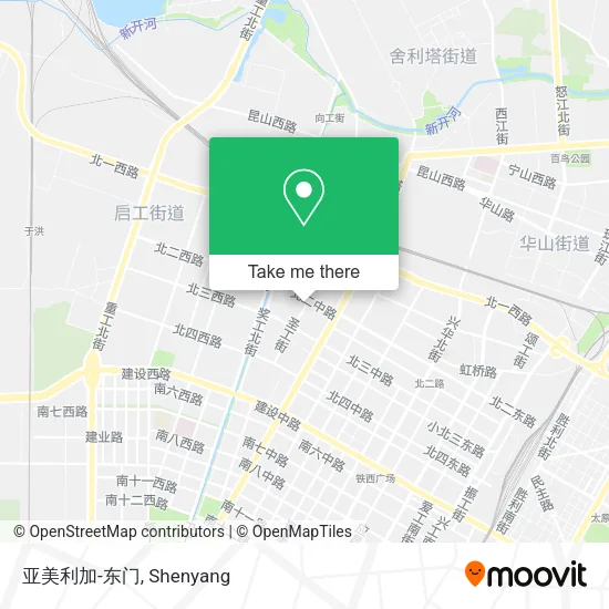 亚美利加-东门 map
