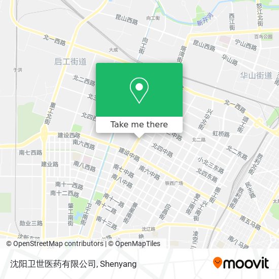 沈阳卫世医药有限公司 map