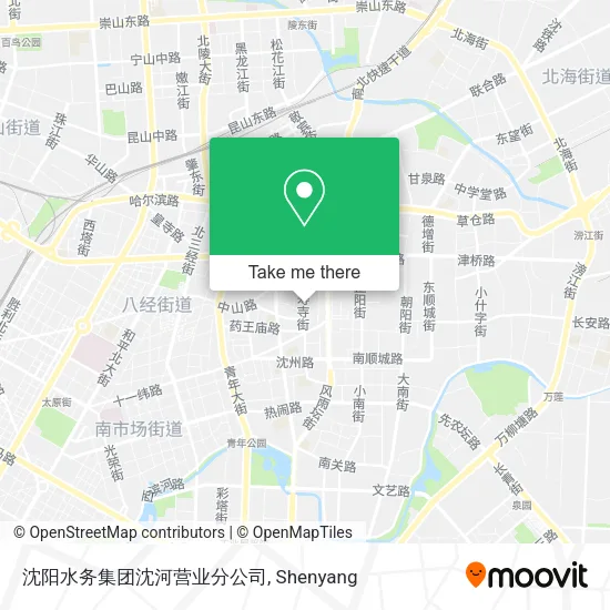 沈阳水务集团沈河营业分公司 map