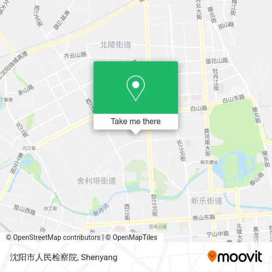 沈阳市人民检察院 map