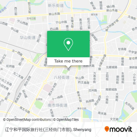 辽宁和平国际旅行社(三经街门市部) map