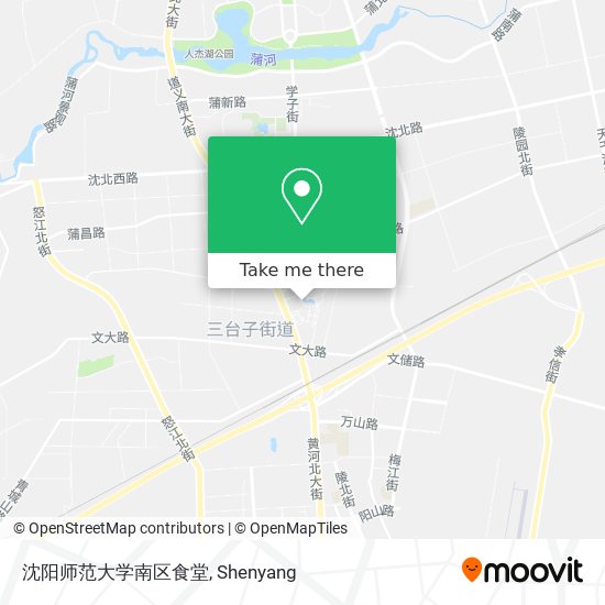 沈阳师范大学南区食堂 map