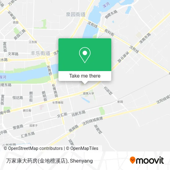 万家康大药房(金地檀溪店) map