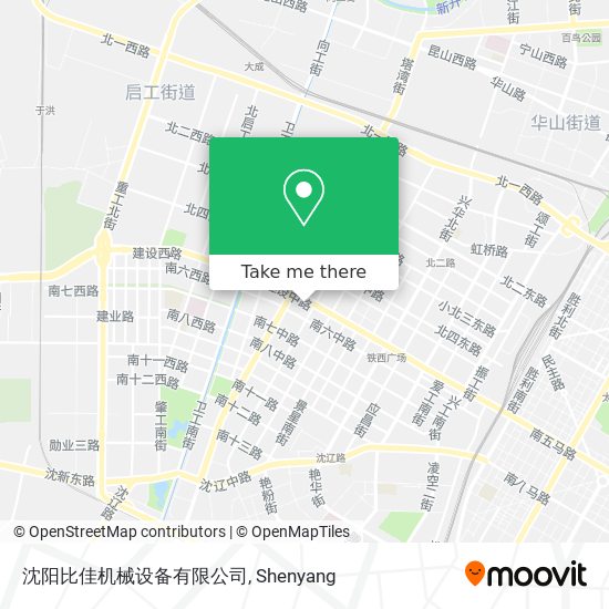 沈阳比佳机械设备有限公司 map