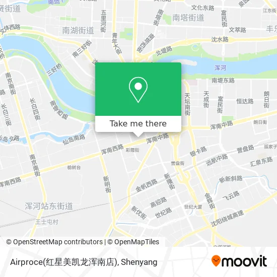 Airproce(红星美凯龙浑南店) map