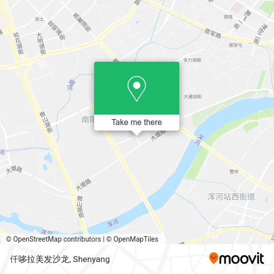 仟哆拉美发沙龙 map