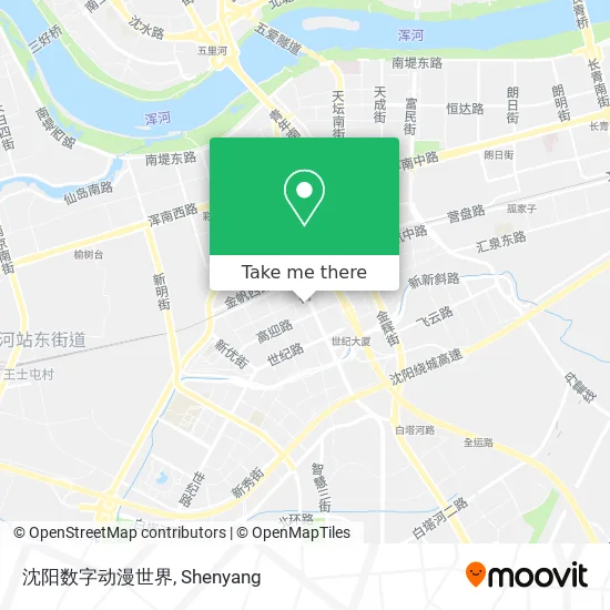 沈阳数字动漫世界 map