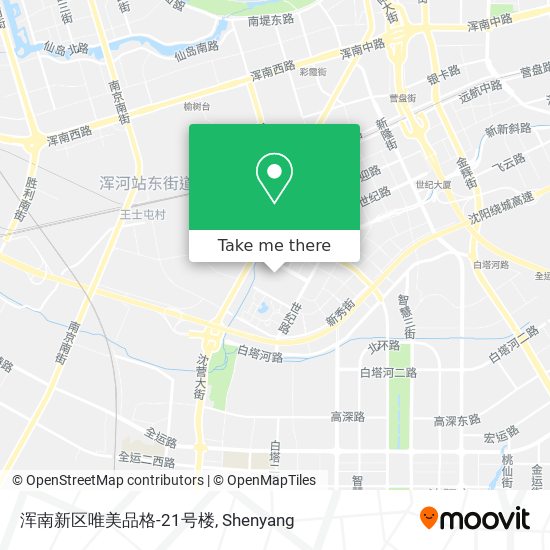 浑南新区唯美品格-21号楼 map