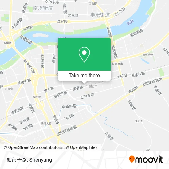孤家子路 map