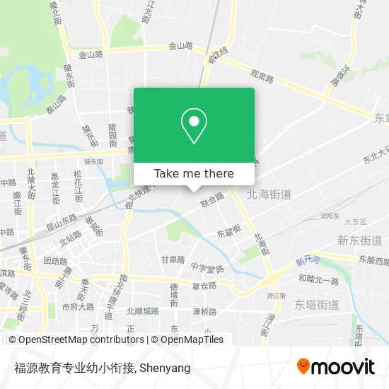 福源教育专业幼小衔接 map
