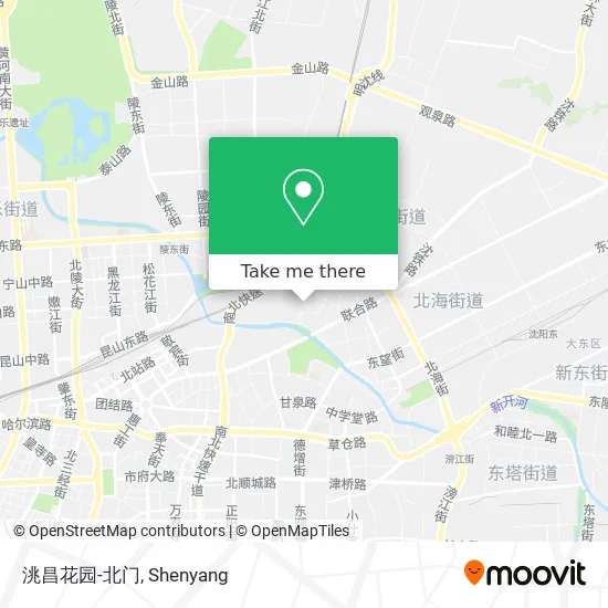洮昌花园-北门 map
