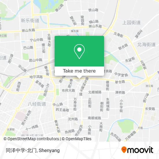 同泽中学-北门 map