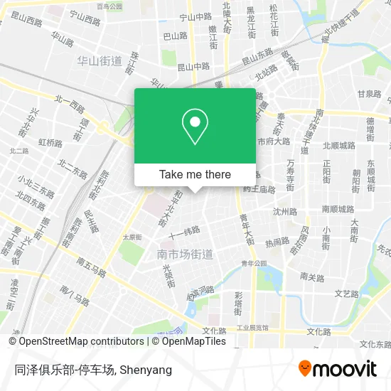 同泽俱乐部-停车场 map