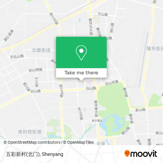 五彩新村(北门) map