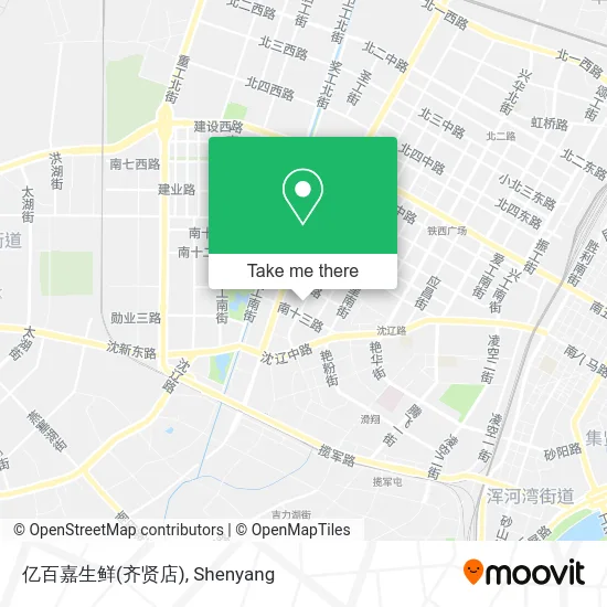 亿百嘉生鲜(齐贤店) map