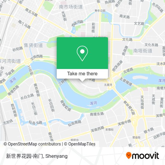 新世界花园-南门 map