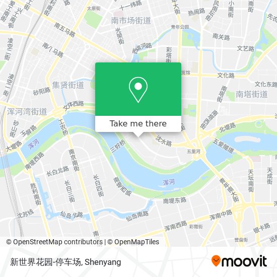 新世界花园-停车场 map